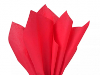 RED TISSUE PAPER 50X75CM-PLAIN X1(N)
